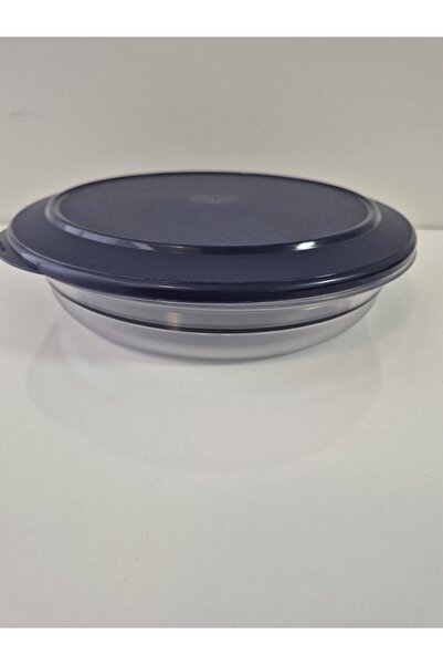 Tupperware طبق تقديم كريستال سعة 1.3 لتر باللون الأزرق الداكن