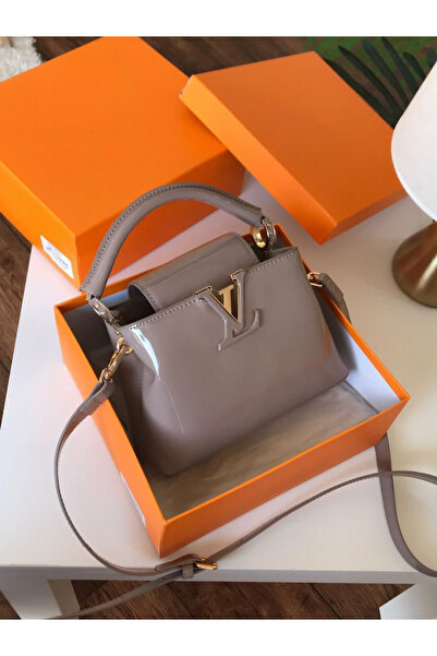 GENERAL حقيبة يد جلد نسائية مع حزام قابل للتركيب للكتف