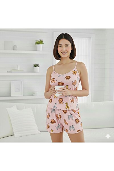 PEMBİŞ HOMEWEAR Σετ σορτς με τιράντες Μαδαγασκάρη