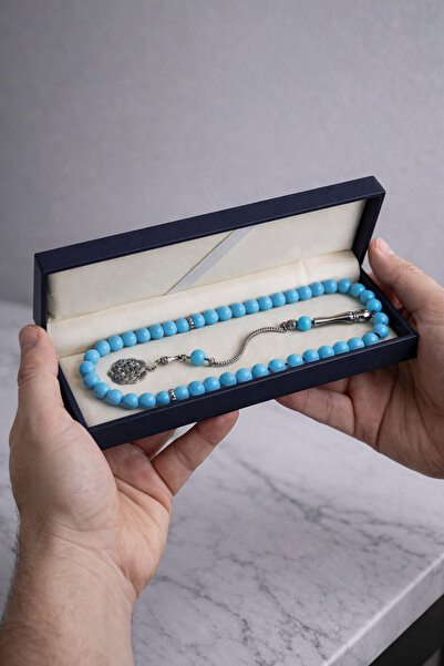 Generic Luxurious turquoise prayer beads with an elegant box – a special gift...