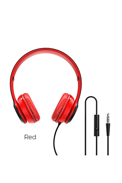 Borofone BO5 Hi-Fi Stereo Mikrofonlu Kablolu Kulak Üstü Kulaklık - 40mm Sürüc...