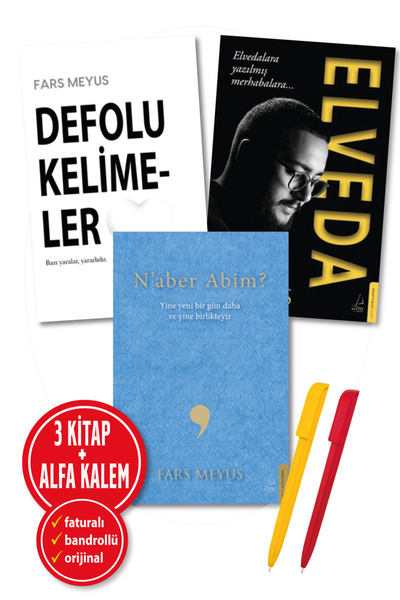 Destek Yayınları Alfa Kalem+Naber Abim?+Elveda+Def-olu Kelimeler+Fars Meyus 3...
