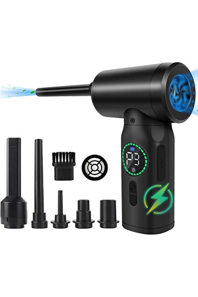 Arabest منفضة هواء مضغوطة، منفضة هواء ومكنسة كهربائية، لاسلكية ببطارية 7600 م...