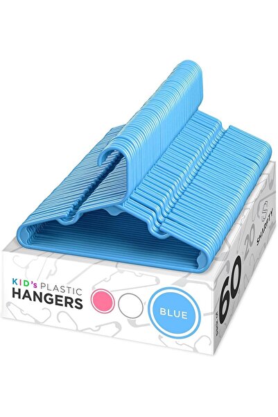 Arabest Kids Plastic Hangers, 60pcs Children's Hangers for Baby, Toddler, and...