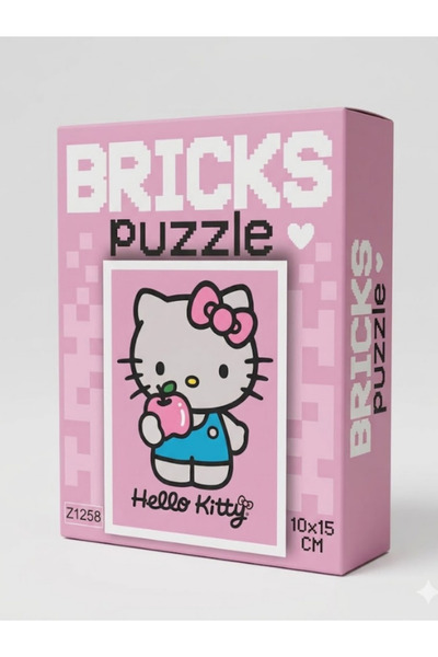 ELIVORA Bricks Yapboz Eğitici ve Eğlenceli Mini Yapboz 10x15 cm