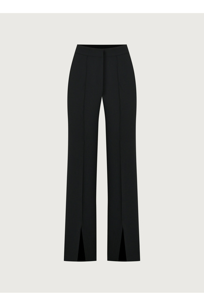 Atelier Aliz Yüksek Bel Normal Siyah Kadın Pantolon ALZ-5278