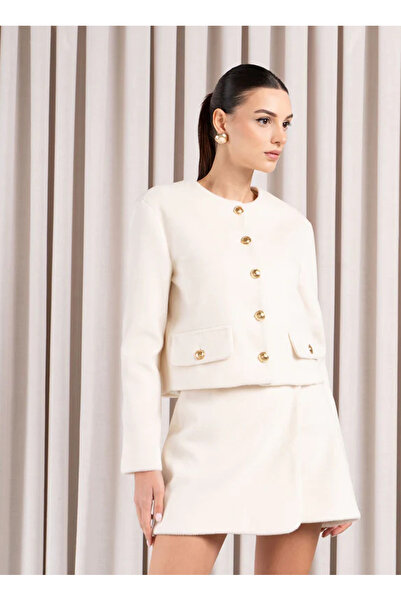 Atelier Aliz Normal Kemik Kadın Ceket ALZ-6124