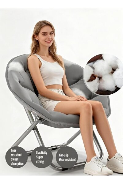 Generic Furniture Chairs Recliners Home Folding Lounge Fabric Chair, Ergonomi...