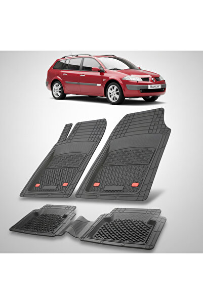 TEAMCAR Πατάκια δαπέδου συμβατά με Renault Megane II 1 Estate (Grandtour) 200...
