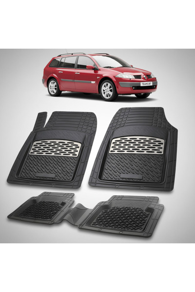 TEAMCAR Renault Megane II 1 Estate (Grandtour) Compatible Floor Mats 2003-200...