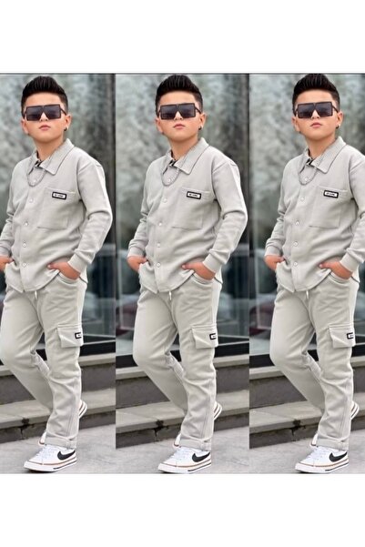Butik Arslan Kids 2li dokuma kumaş erkek takım