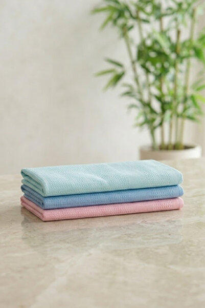 NESS HOME Myclean 2-Pack Shiny Houses Non-Scratch Microfiber Glass Cloth 30X40Cm