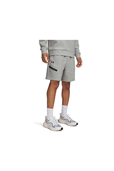Under Armour Ua Unstoppable Flc Shorts Men's Casual Shorts 1379809-011 Gray
