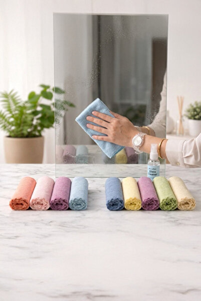 NESS HOME Myclean 10-Pack Microfiber Cleaning Cloth, Microfiber Towel Cloth 3...