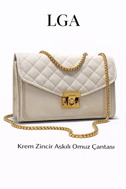 LGA KİDS - ÇANTA VE TEKSTİL KADIN ÇANTA ZİNCİR ASKILI OMUZ ÇANTASI