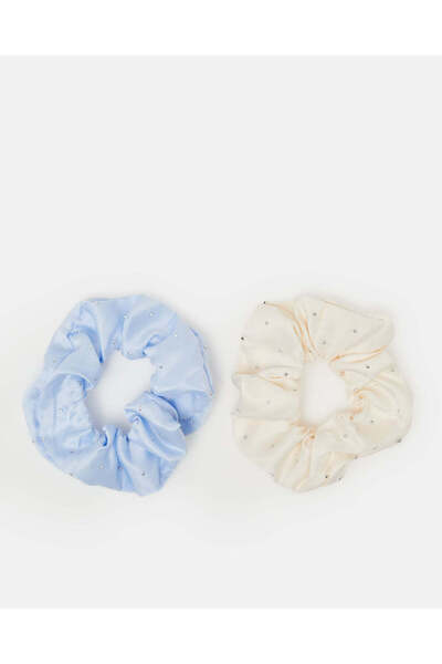 REDTAG Women Assorted Scrunchy Set – 2 Pieces