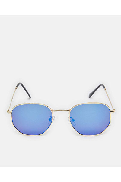 REDTAG Men Black Aviator Sunglasses