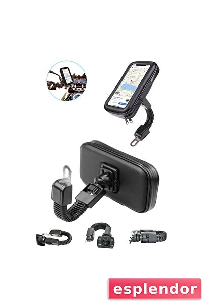 esplendor حافظة هاتف مقاومة للماء لمقود الدراجة النارية