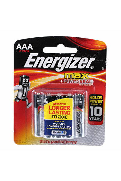 Energizer Max Long Lasting Alkaline AAA Batteries (8-Pack)