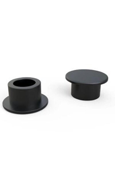 MESAN 10 Mm. Plastic Tapa Black (1Pk:75 Pieces)