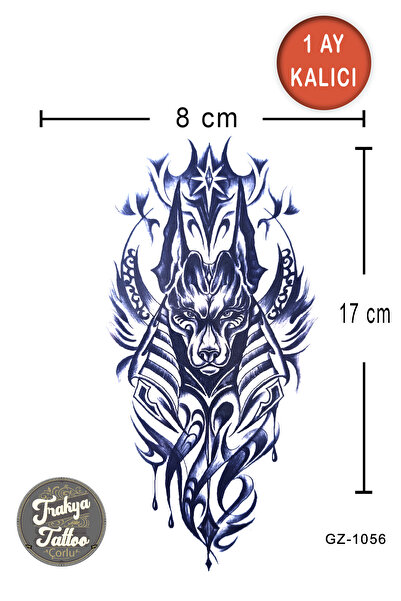 Trakya Tattoo 1 Ay Kalıcı Dövme Firavun Geçici Dövme