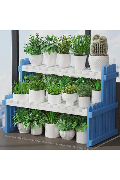 KEKE حامل زهور عصاري مكتبي، مناسب لنافذة الخليج أو الشرفة، متعدد الطبقات، 47 ...