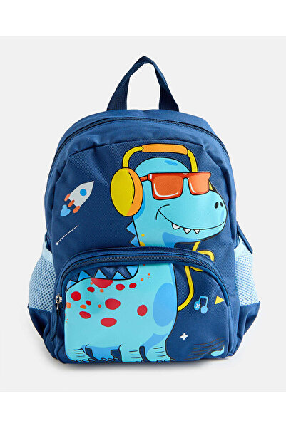 REDTAG Boys Dino Print Backpack