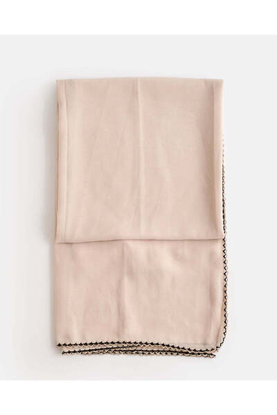 REDTAG Girls Beige Embellished Scarf