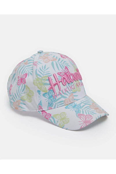 REDTAG Girls White Embellished Cap