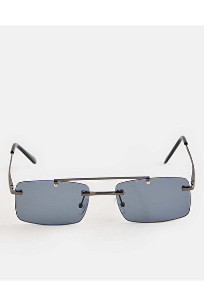 REDTAG Men's Black And Grey Aviator Sunglasses