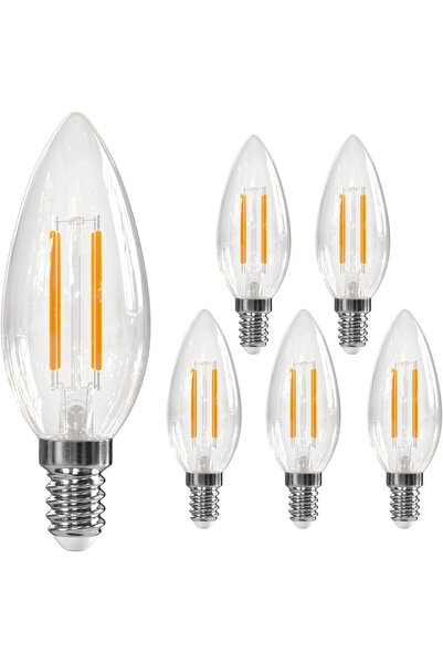 genernic LED Light Bulb, 2700K C35 Candle Bulbs Small Screw Warm White, 4W Eq...