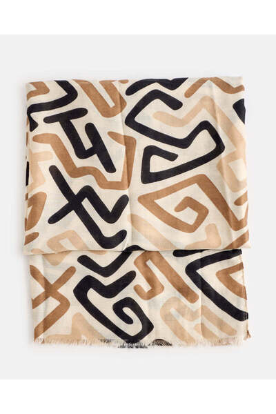 REDTAG Girls Beige Embellished Scarf