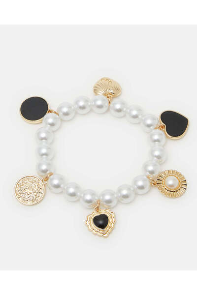 REDTAG سوار نسائي مزين بالذهب