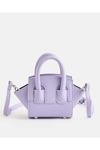 REDTAG Girls Lilac Embellished Crossbody Bag