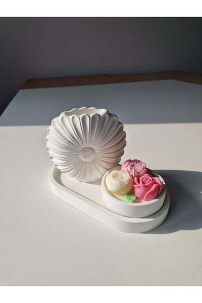 Criali Atelier Set decorativ cu lumânare parfumată – ceară naturală de soia, ...