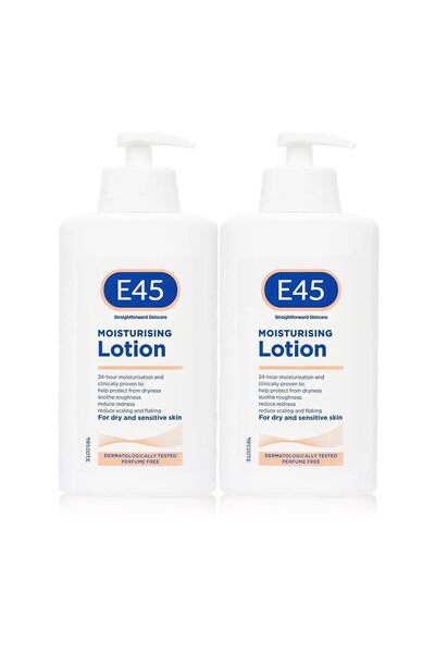 e45 Dermatological Moisturising Lotion, 16.91 Fl Oz (Pack of 2)