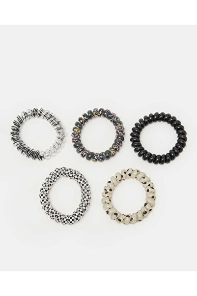 REDTAG Women Assorted Hair Elastic Set – 5 Pieces
