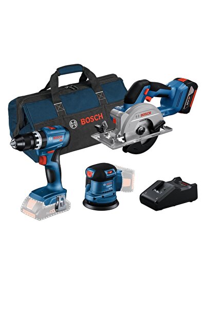 Bosch GSB+GEX+GKS+1x GBA 4.0Ah + GAL 18V-40