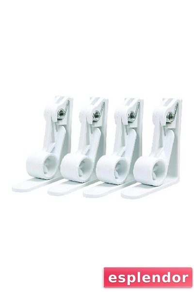 esplendor Spring-Loaded Tablecloth Stabilizer 4-Piece Set