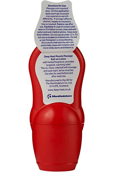 Deep heat Muscle Massage Roll-On Lotion 50Ml (Pack of 2)