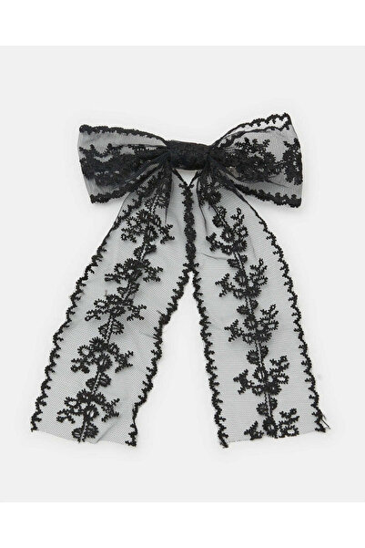 REDTAG Women Black Embellished Hair Clip
