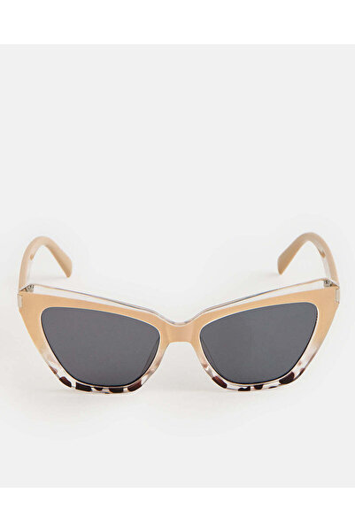 REDTAG نظارات شمسية نسائية وردية اللون بتصميم عين القطة