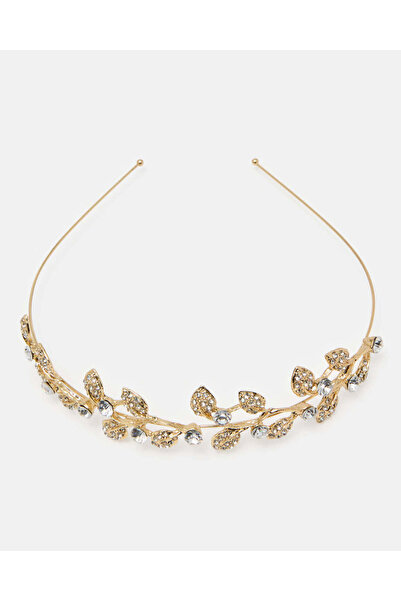 REDTAG طوق رأس معدني مزين بورق الذهب للنساء