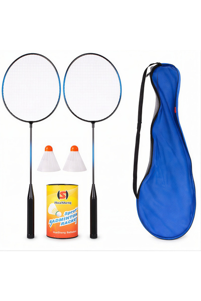 Issa Palete Badminton 2/set cu 2 Fluturasi, 60cm din Plastic