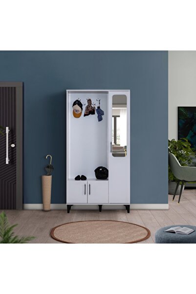 HERMOBİ PORTMANTO DENİZ Askılıklı Portmanto Vestiyer Ayakkabılık