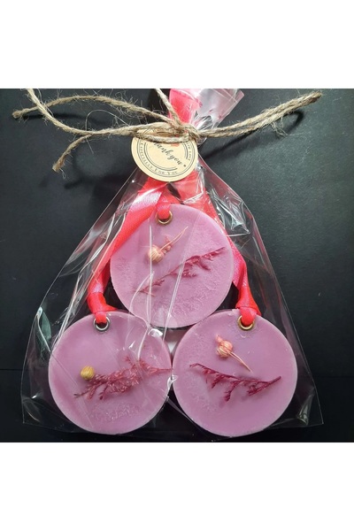 victiny Set of 3 Scented Wardrobe Tablets, Air Freshener – Rose, Jasmine, Fre...