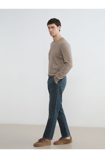 LC Waikiki Ανδρικό τζιν παντελόνι σε ίσια γραμμή, πράσινο