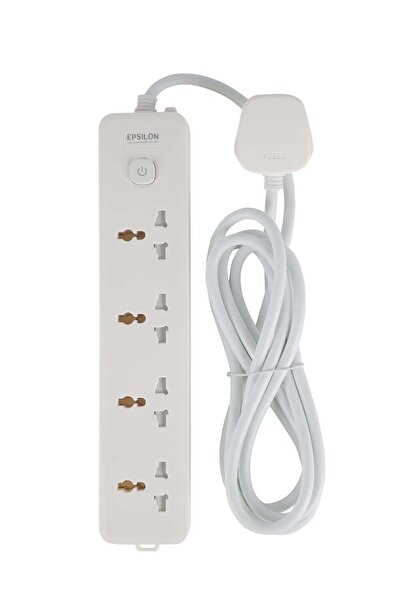 EPSİLON 4 way Extension Socket