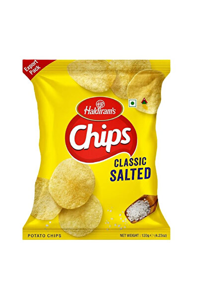 Haldirams رقائق بطاطس كلاسيكية مملحة 120 غرام