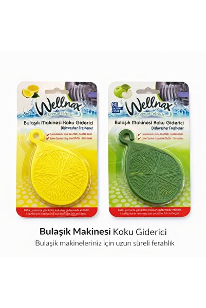 Sökücü Ambalaj BULAŞIK MAKİNESİ KOKU GİDERİCİ (LİMON KOKULU-ELMA KOKULU 2 ADE...